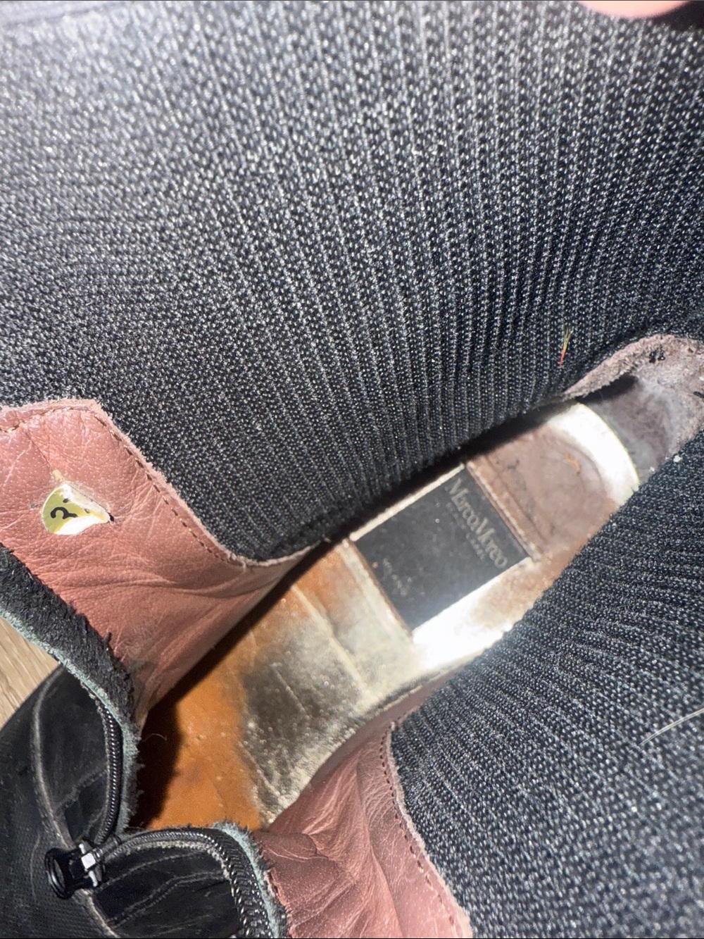 Marco Moreo Black label leather moto combat boots made in Italy - Picture 8 of 9